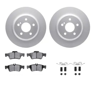 R1 Concepts WDWH1-63050 Brake Rotor- Carbon Coated W/ Ceramic Pads & Hdw